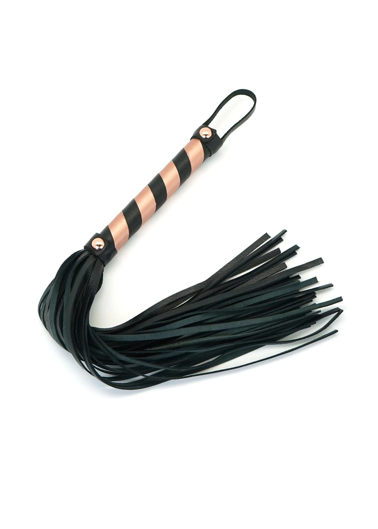 Liebe Seele Rose Gold Memory Spanking Flogger - BDSM Toys | Avec Amour Lingerie
