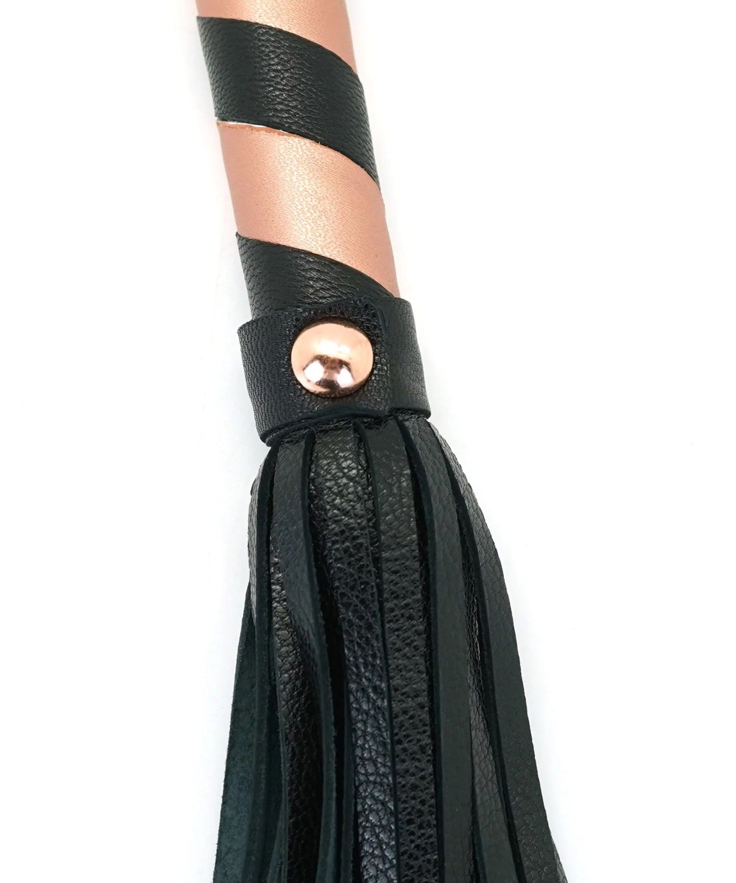 Liebe Seele Rose Gold Memory Spanking Flogger - BDSM Toys | Avec Amour Lingerie