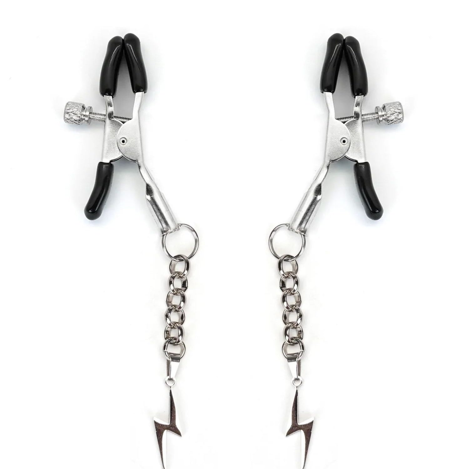 Liebe Seele Silver Lightning Nipple Clamps - Bedroom Fun | Avec Amour Lingerie