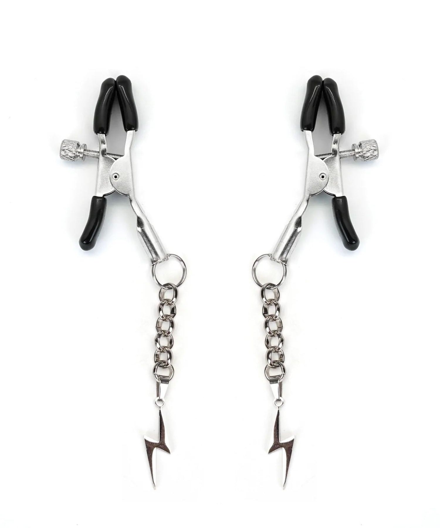 Liebe Seele Silver Lightning Nipple Clamps - Bedroom Fun | Avec Amour Lingerie