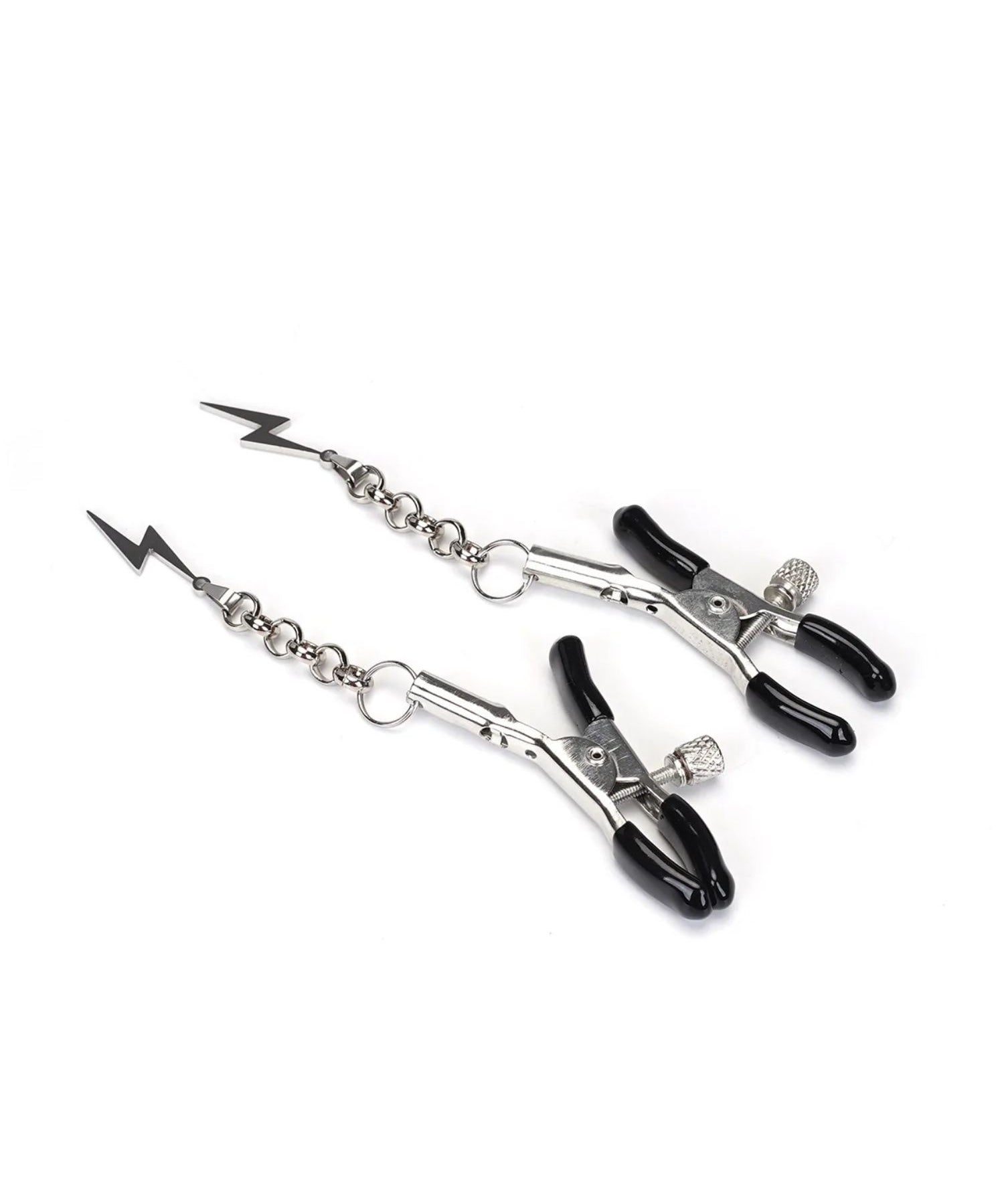 Liebe Seele Silver Lightning Nipple Clamps - Bedroom Fun | Avec Amour Lingerie