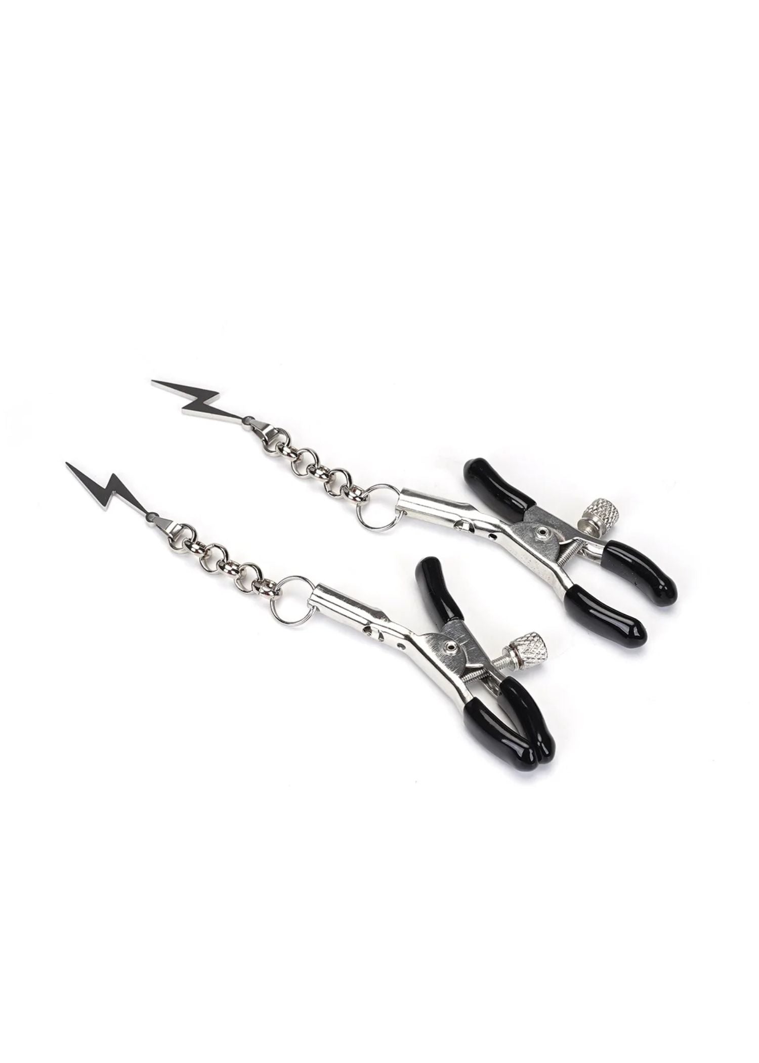 Liebe Seele Silver Lightning Nipple Clamps - Bedroom Fun | Avec Amour Lingerie