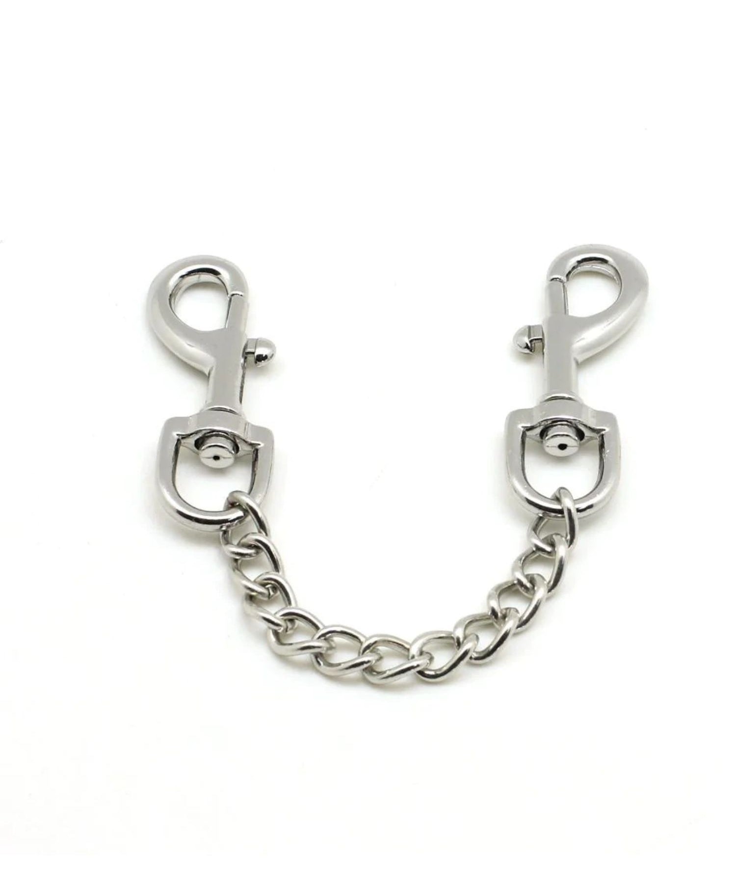 Liebe Seele Silver Quick Release Clip with Chain - Handcuff & Anklecuff Connector | Avec Amour Lingerie