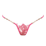 Lucky Cheeks Arcade Pink Luxury Mini G-String - Avec Amour Sexy Lingerie