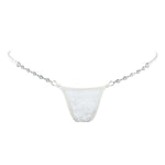 Lucky Cheeks Ivory Pearl Luxury Micro G-String - Avec Amour Sexy Lingerie