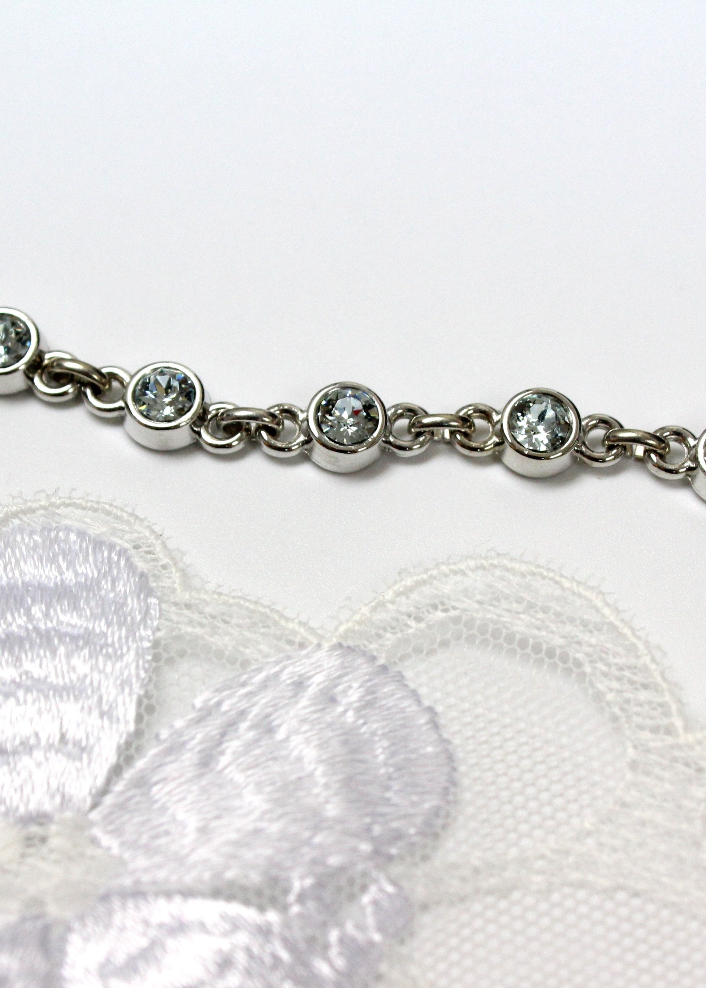 Lucky Cheeks Ivory Pearl Luxury Mini G-String - Swarovski Crystal Thong | Avec Amour Sexy Lingerie