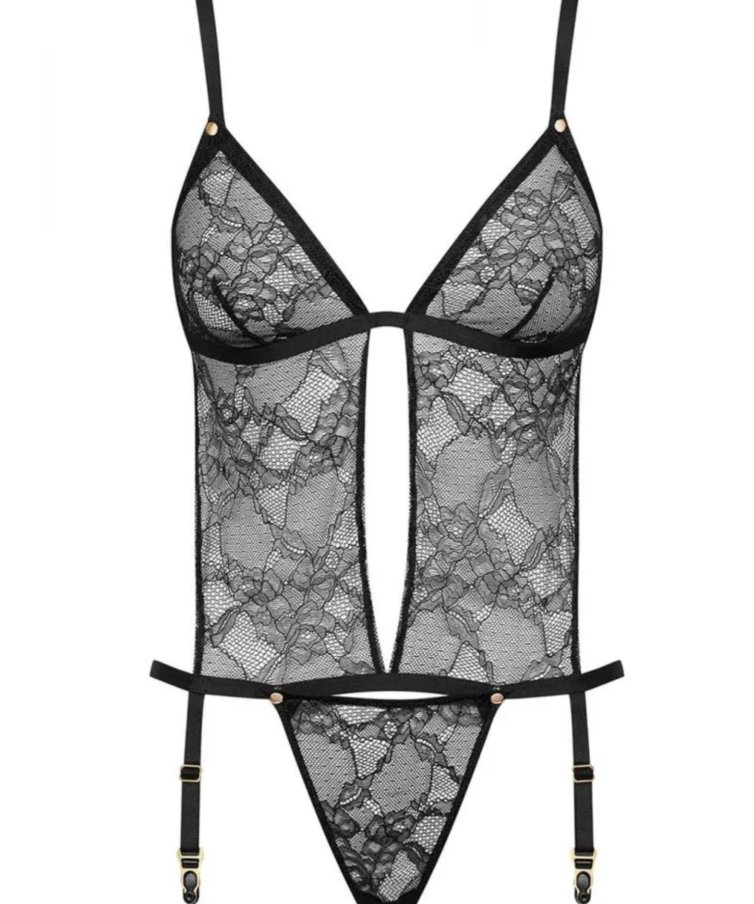 Maison Close Le Petit Secret Lace Body Detachable Thong | Sexy Lingerie