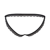 Maison Close Le Petit Secret Openable Naked Panty (Black) - Crotchless Underwear | Avec Amour Luxury Lingerie