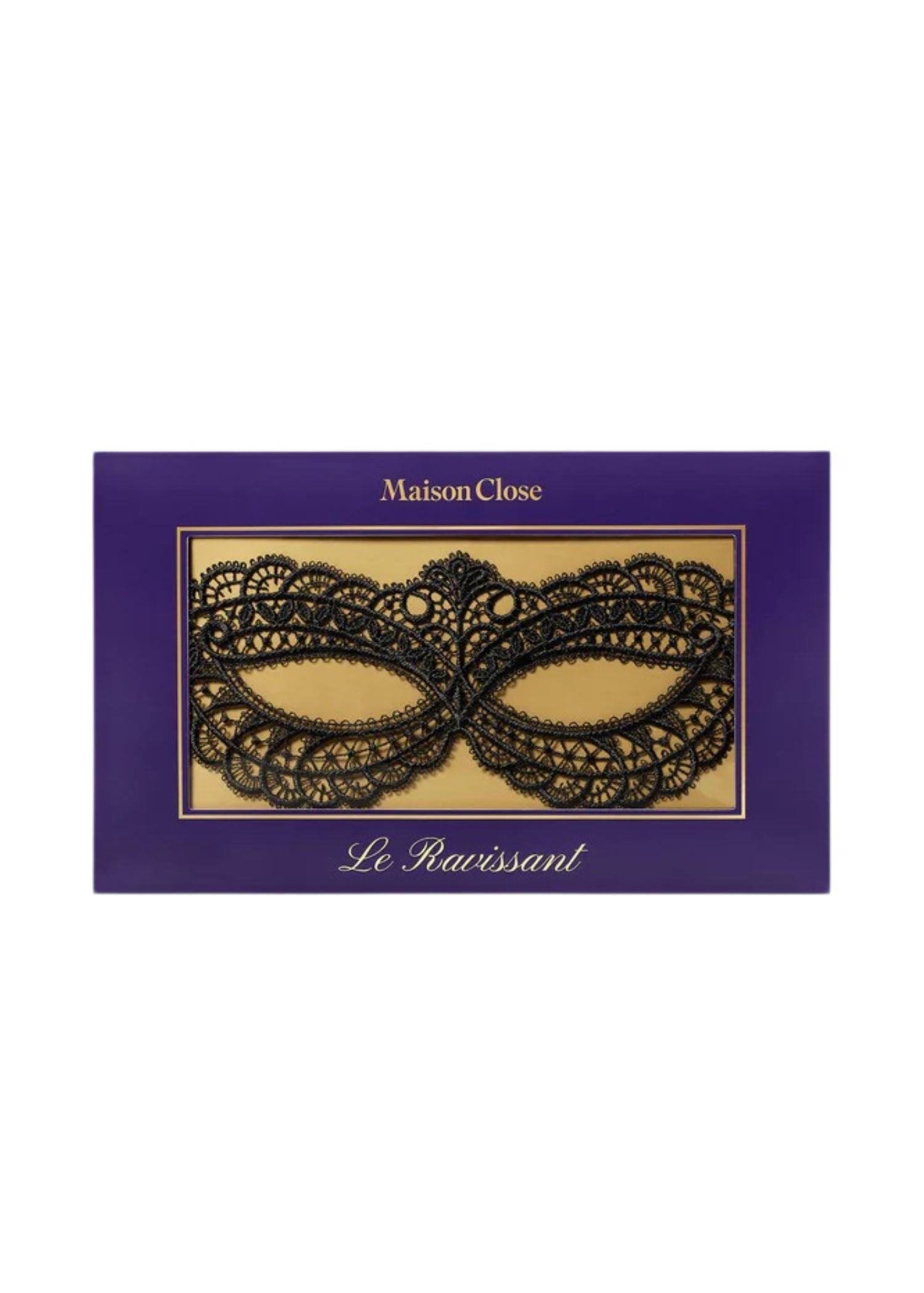 Maison Close Le Ravissant Les Romantiques Mask (Black) | Avec Amour Luxury Lingerie