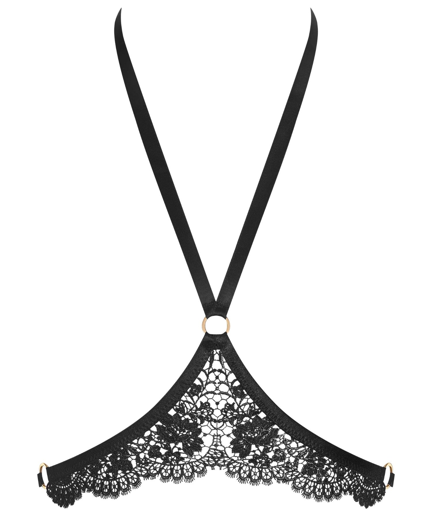 Maison Close Les Romantiques Le Ravissant Harness (Black Lace) - Avec Amour Sexy Lingerie