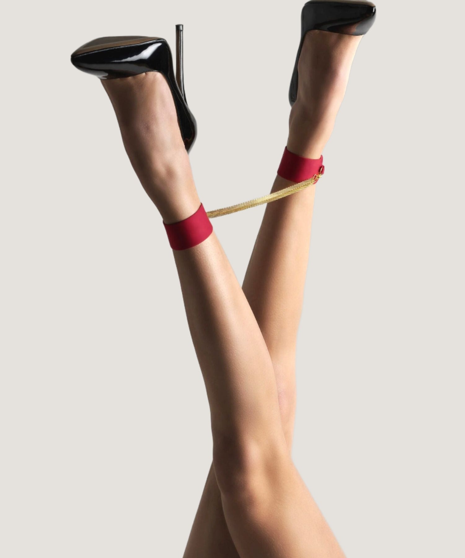 Maison Close Tapage Nocturne Handcuff / Ankle Cuff (Red) | Avec Amour Sexy Lingerie Accessory