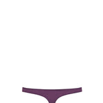Maison Close Villa Satine Harness Thong (Purple) - Lace & Satin Detachable Harness | Avec Amour Luxury Lingerie