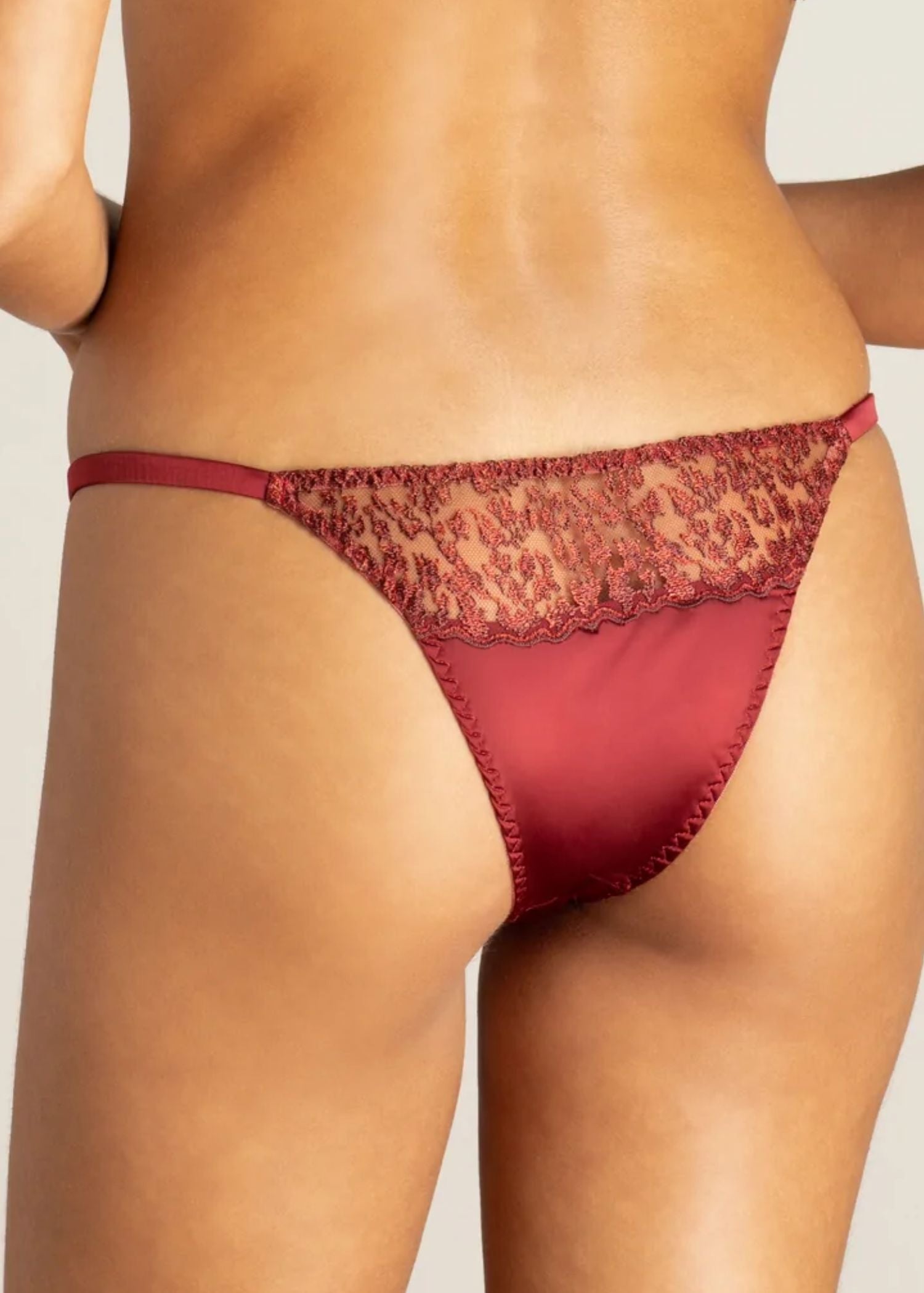 Muse by Coco de Mer - Lola Brazilian Knicker (Red Leopard) | Avec Amour Luxury Lingerie