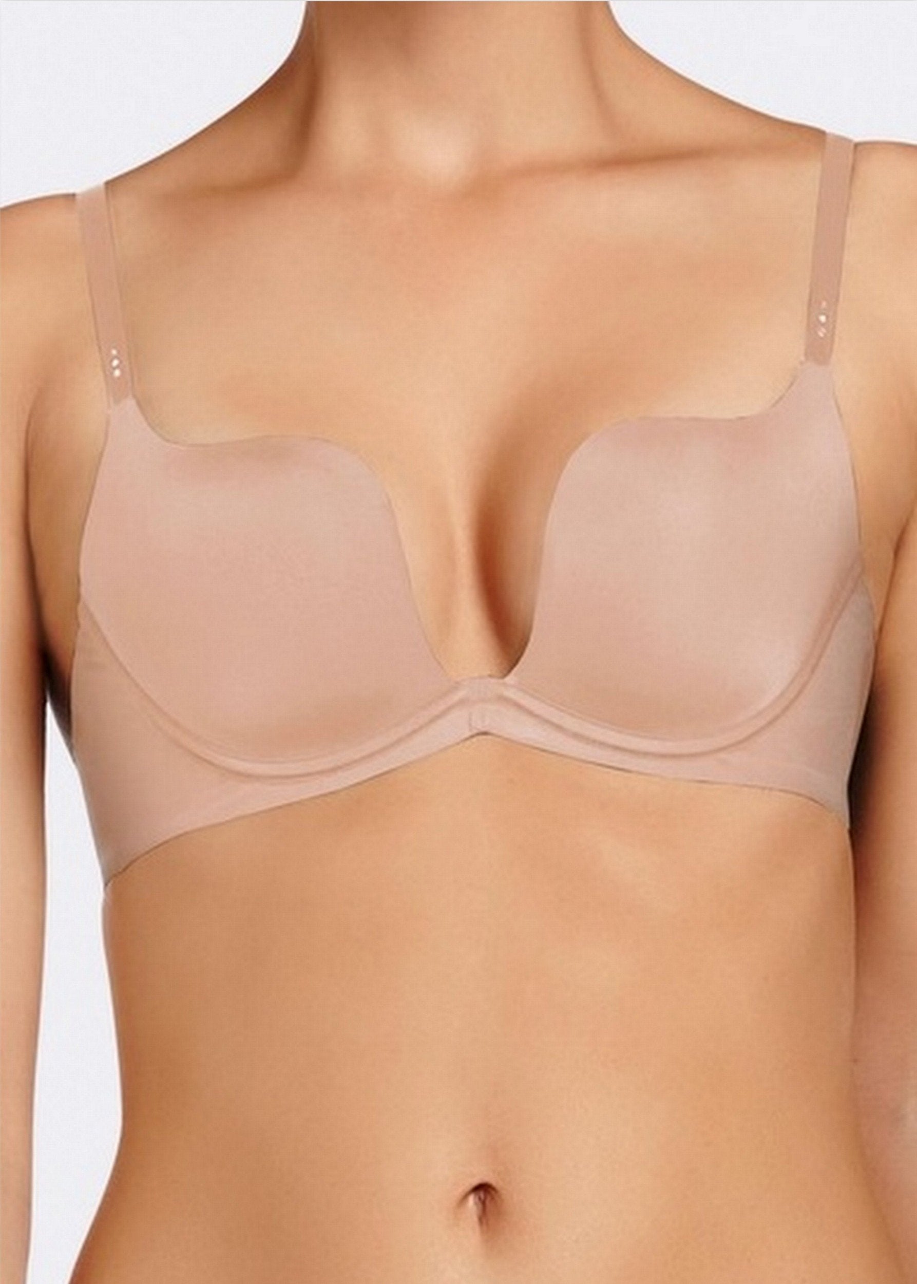 MyFit - Knockout Demi Cup Bra (Nude)-Bras-Pleasure State-AvecAmourLingerie