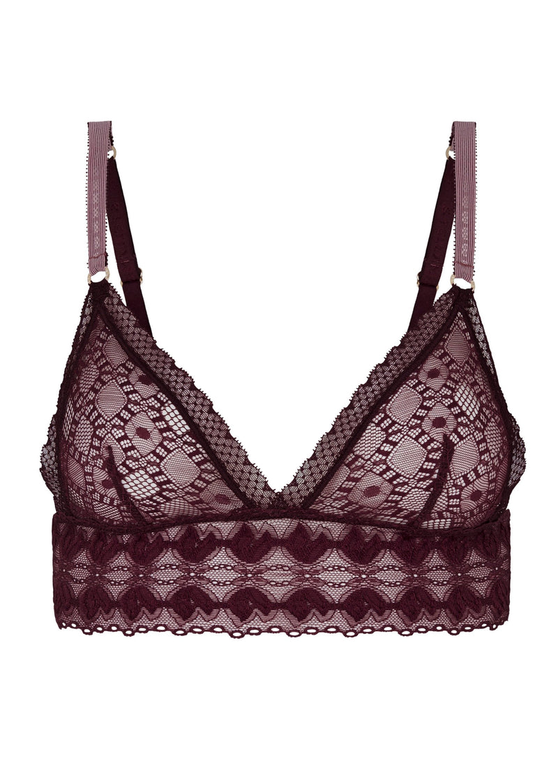 Jasmine Inspiring (Garnet Red) Soft Cup Bra-Bras-Stella McCartney Lingerie-AvecAmourLingerie