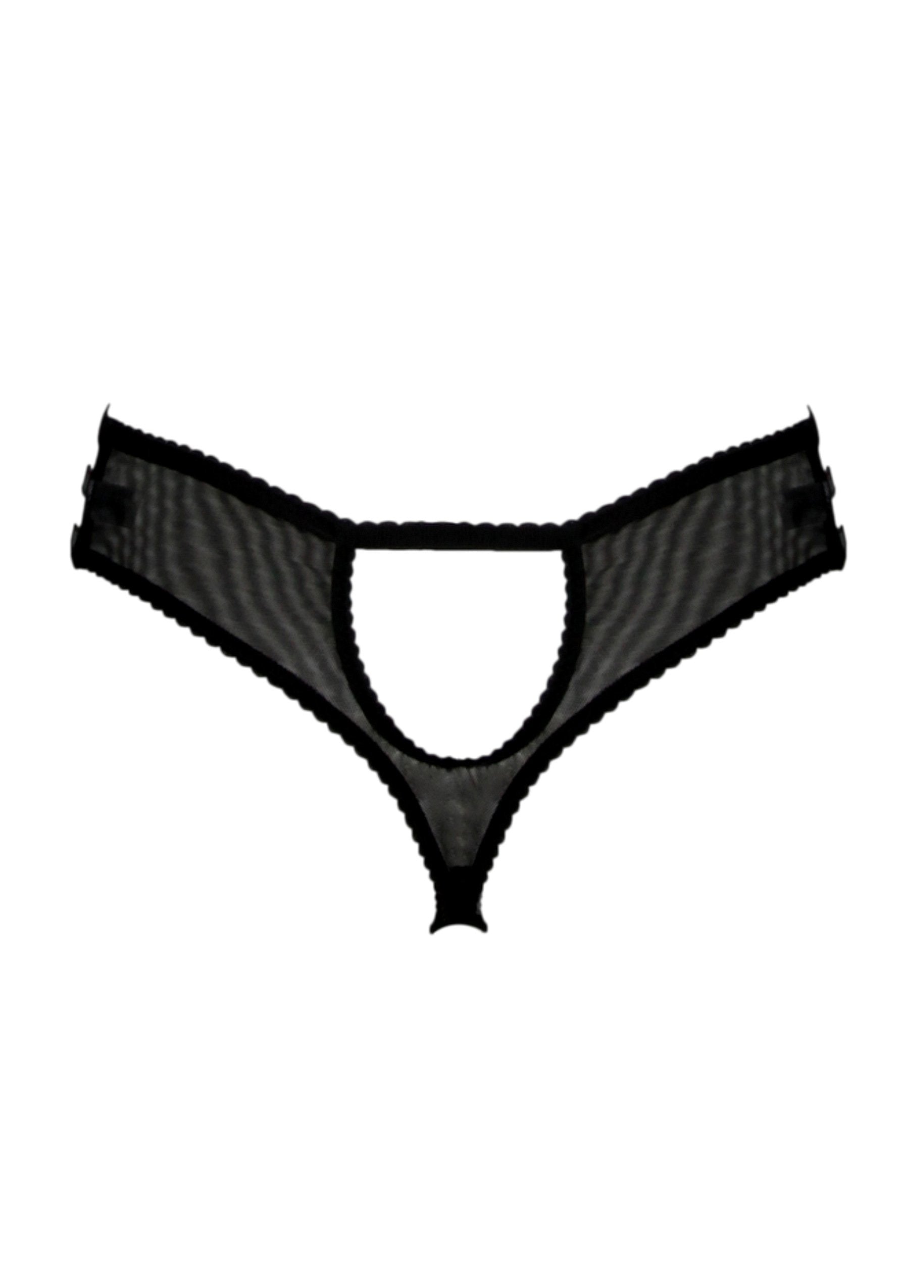 Dahlia Adjustable Side Thong-Bottoms-ELF Zhou-AvecAmourLingerie