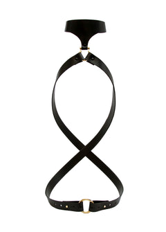 Whiplash Choker Cross Harness-Bodywear-ELF Zhou-AvecAmourLingerie