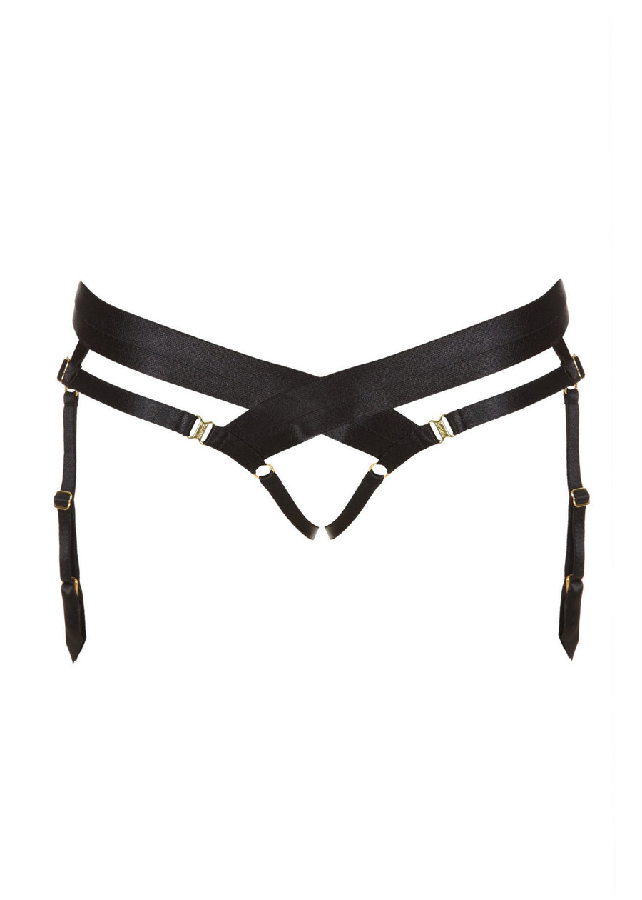 Luxury Straps Harness - Bondage Style - with Garter Belt – BEST