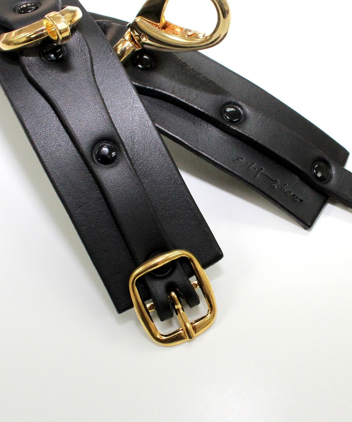 Bridge Cuff Set (Black)-Accessories-ELF Zhou-AvecAmourLingerie