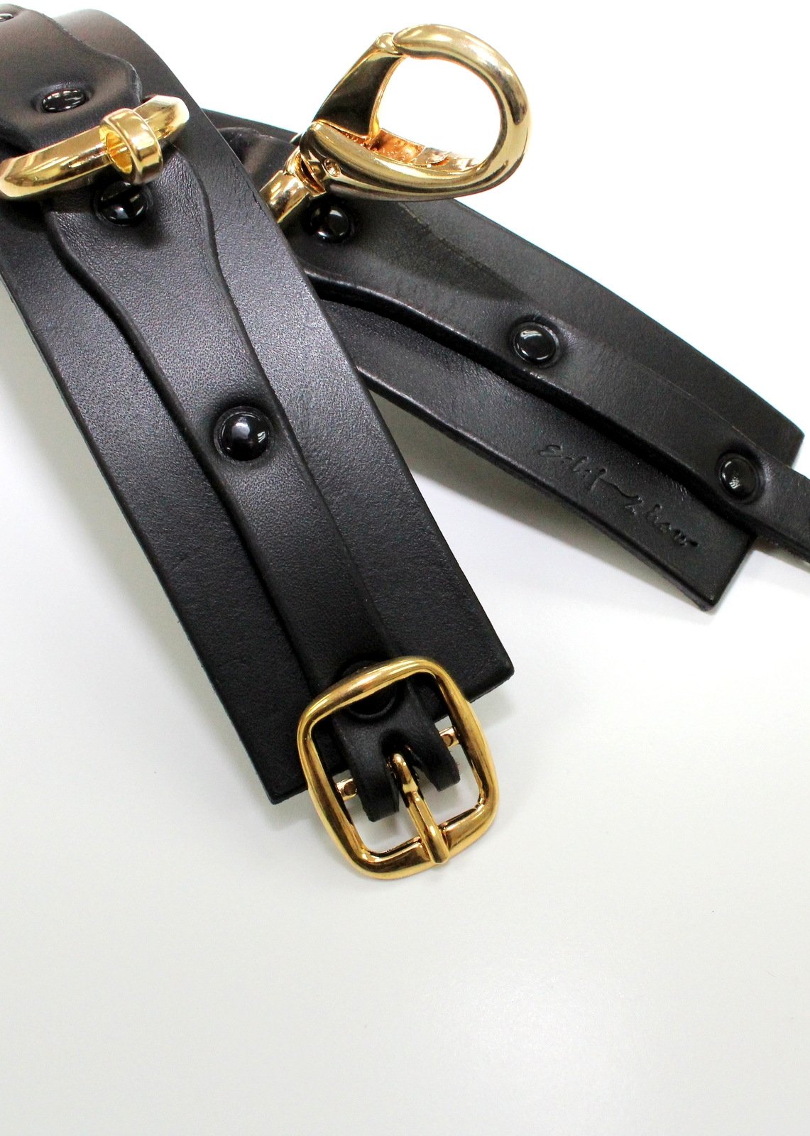Bridge Cuff Set (Black)-Accessories-ELF Zhou-AvecAmourLingerie