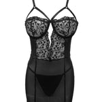 Unleash/ed Elisa Sheer Dress and Thong Lingerie Set - See-Through Lingerie - Sexy Lingerie