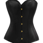 UPKO Black Overbust Corset | Avec Amour Luxury Sexy Lingerie