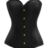 UPKO Black Overbust Corset | Avec Amour Luxury Sexy Lingerie