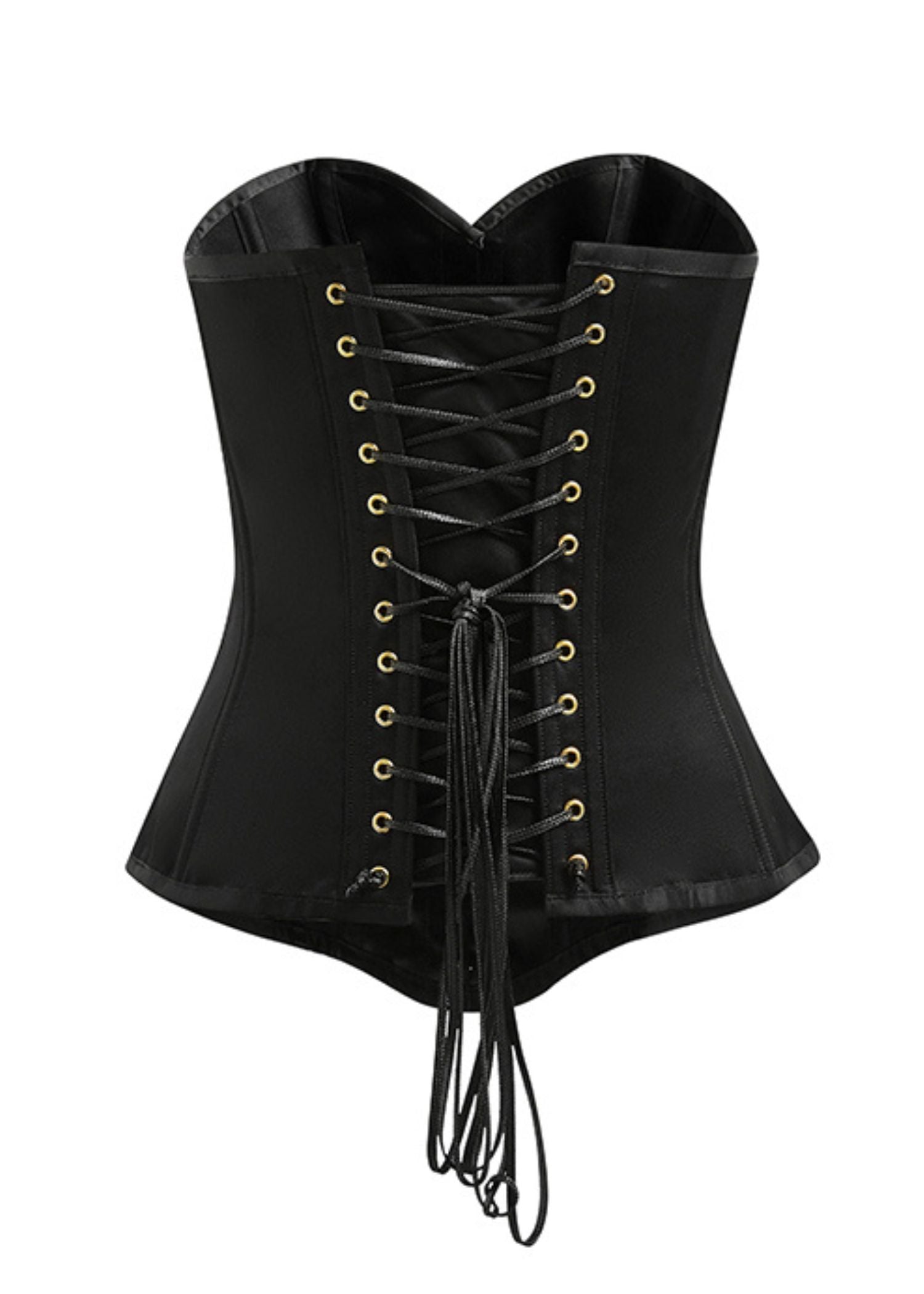 UPKO Black Overbust Corset | Avec Amour Luxury Sexy Lingerie