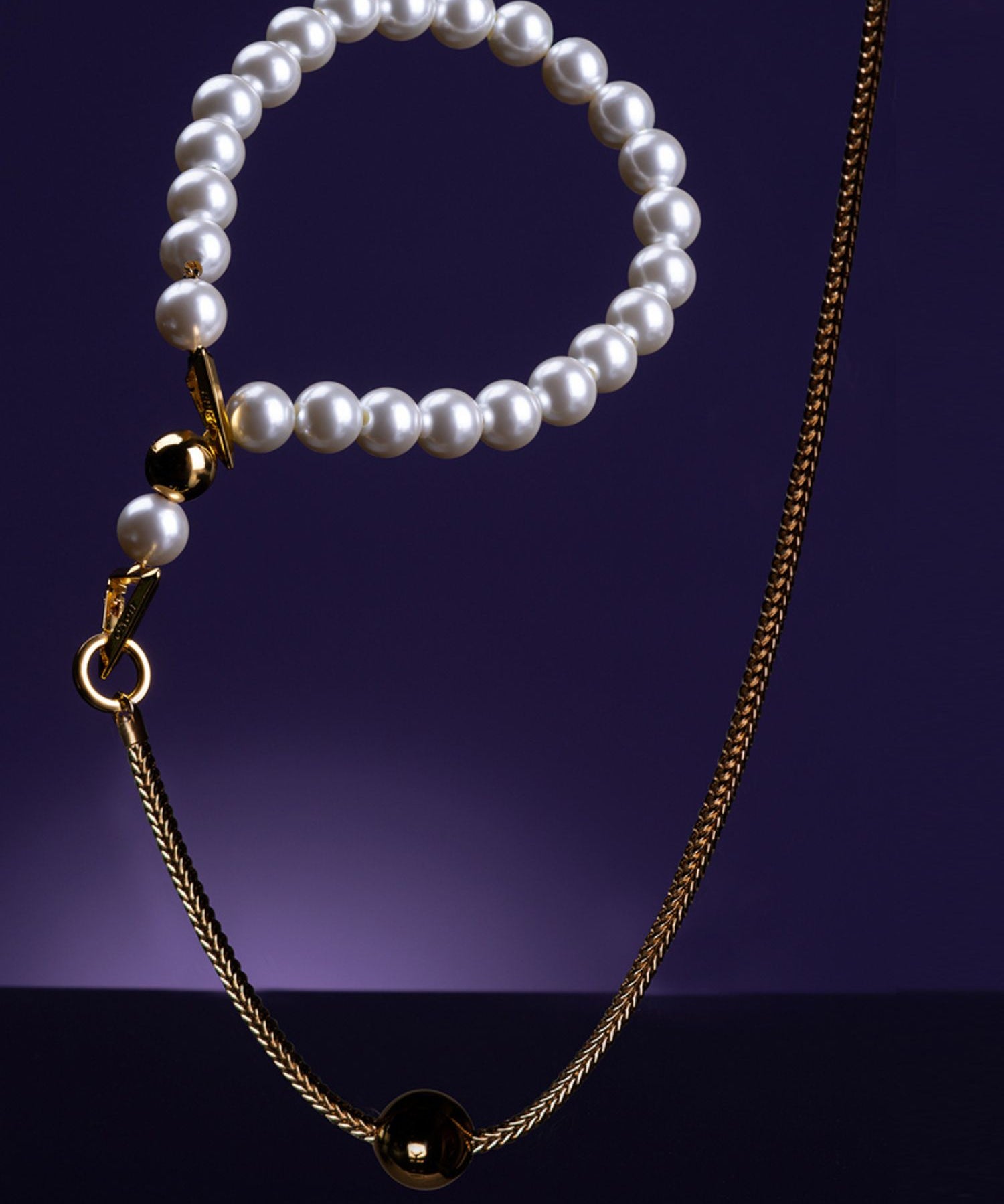 UPKO Moist Eyes Pearl Collar Choker / Necklace - Luxury Fashion Jewelry | Avec Amour Luxury Lingerie